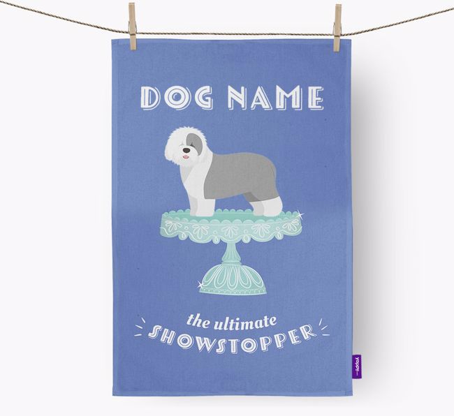 'The Ultimate Showstopper' - Personalised {breedFullName} Tea Towel